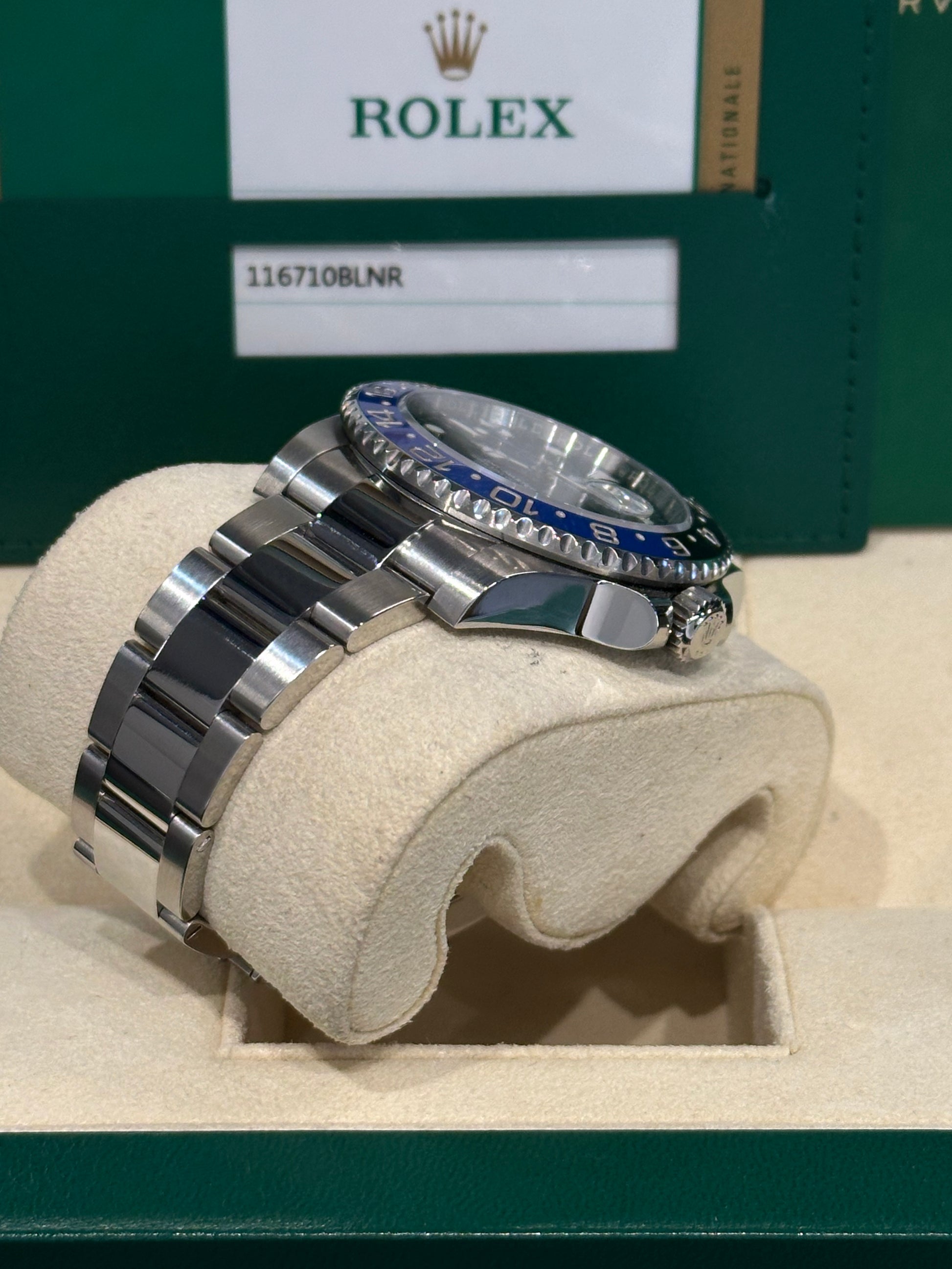 Rolex GMT-Master II Batman 116710BLNR del 2016 SCATOLA e GARANZIA