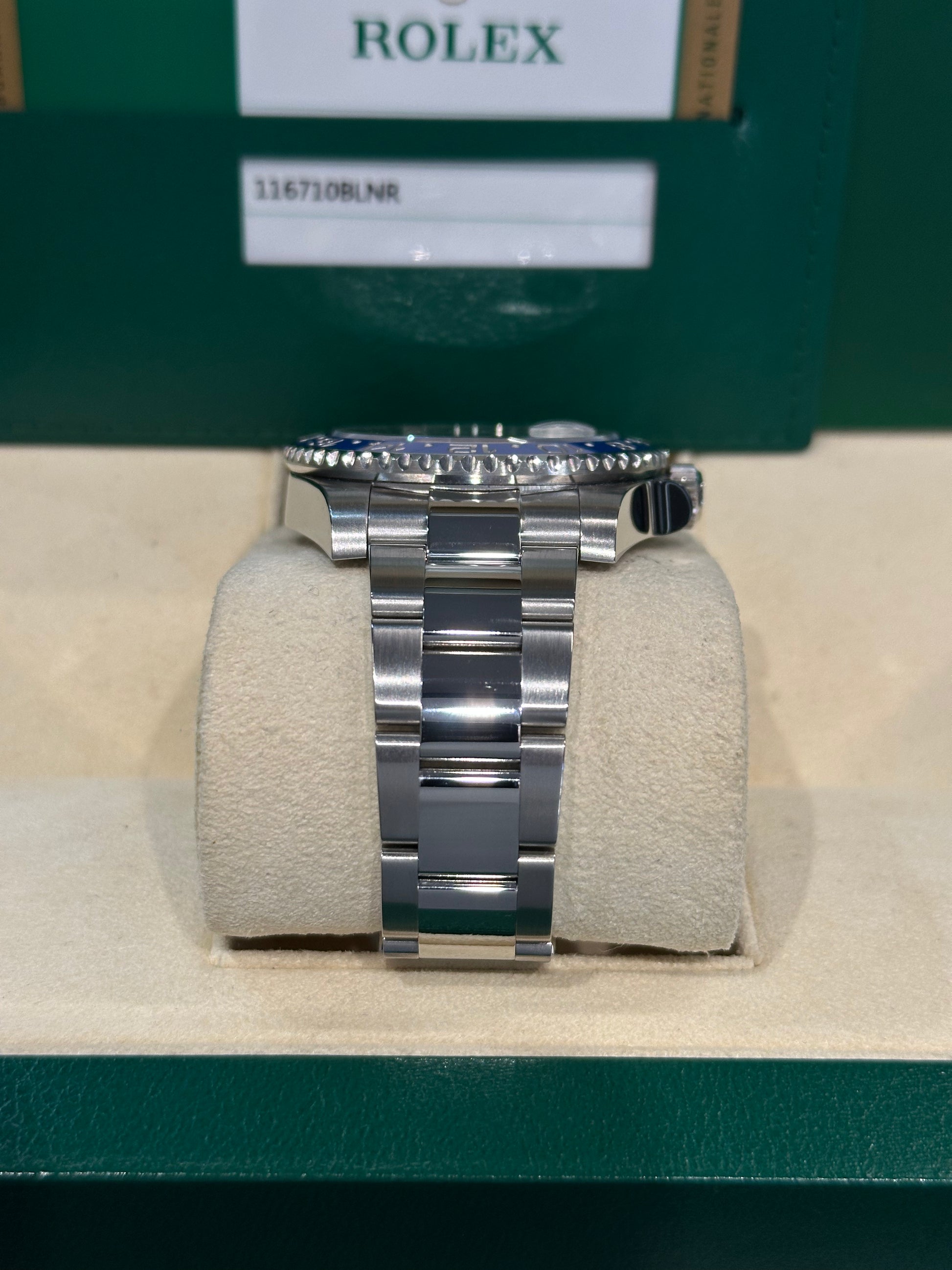 Rolex GMT-Master II Batman 116710BLNR del 2016 SCATOLA e GARANZIA