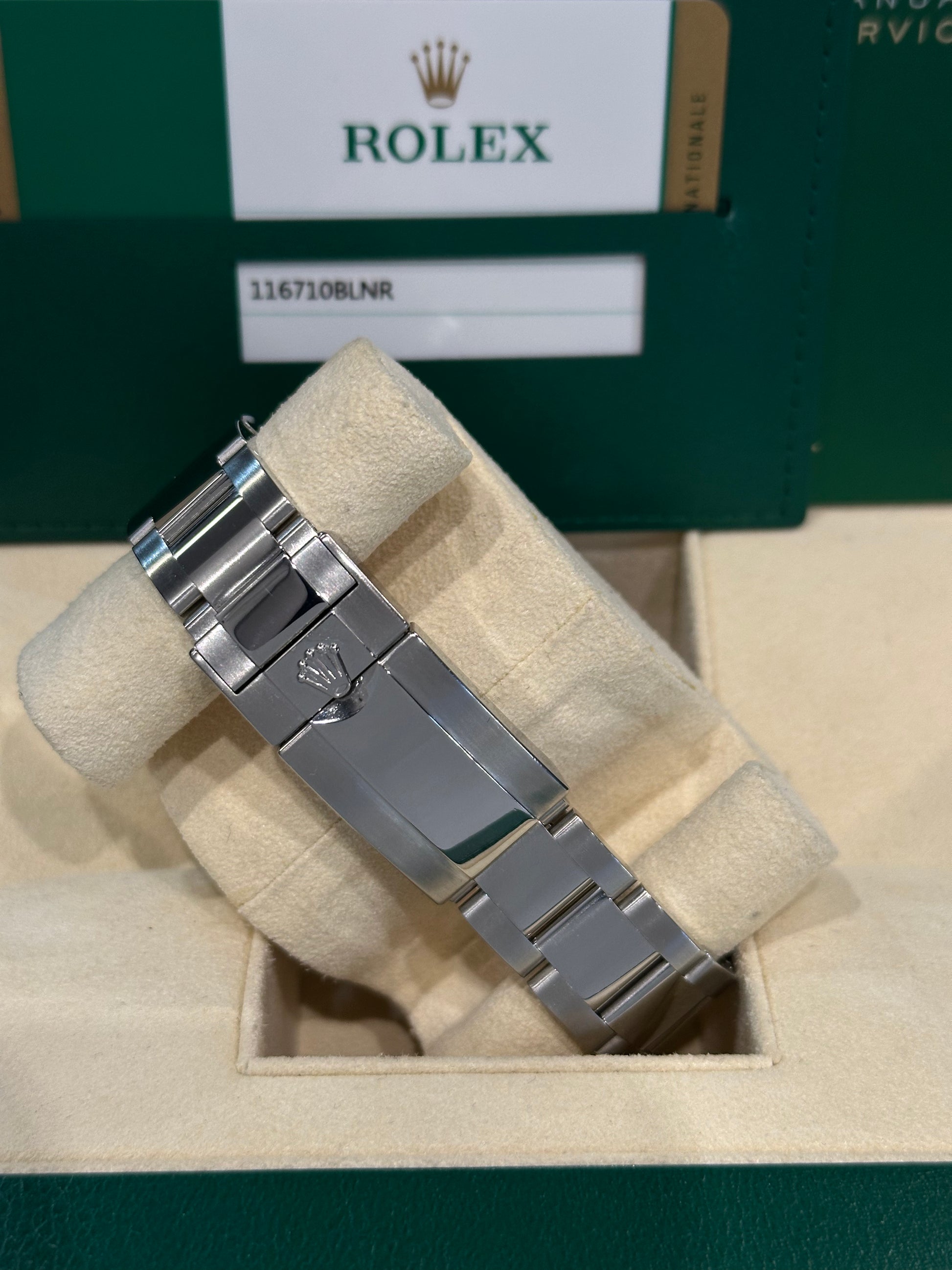 Rolex GMT-Master II Batman 116710BLNR del 2016 SCATOLA e GARANZIA